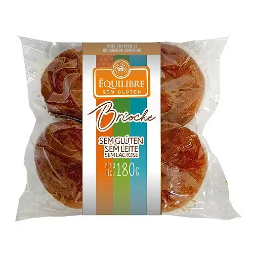 BRIOCHE ( PÃO DOCE) SEM GLÚTEN 180G