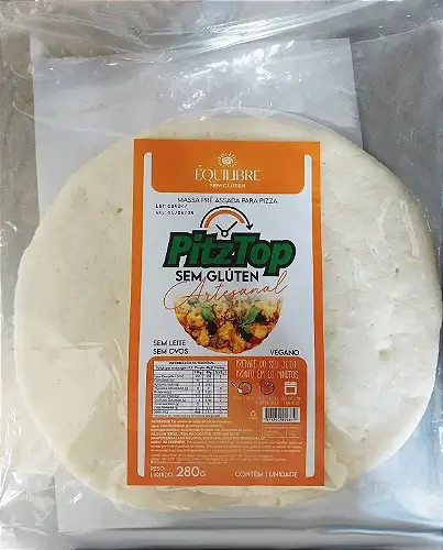 MASSA PIZZA PRÉ-COZIDA S/ GLÚTEN 280g