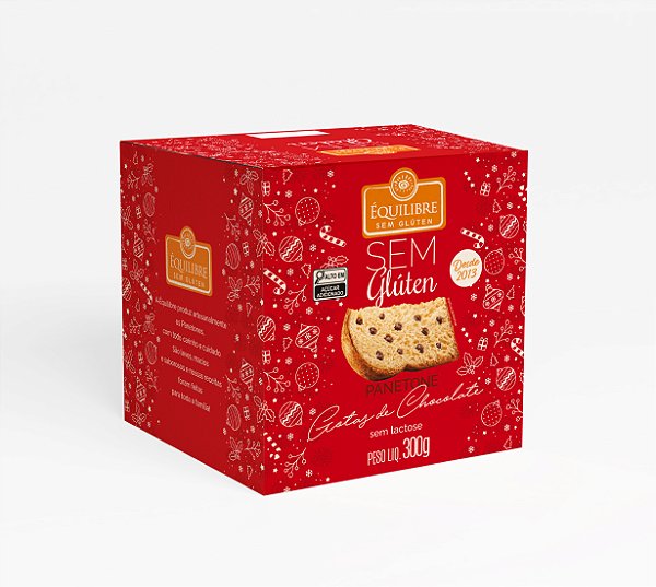 PANETONE GOTAS CHOCOLATE S/GLÚTEN S/LACTOSE 300g