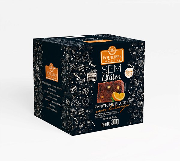 PANETONE BLACK S/GLÚTEN S/LACTOSE 300G