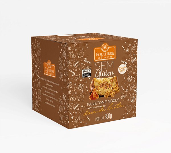 PANETONE NOZES DOCE DE LEITE S/GLÚTEN 380g