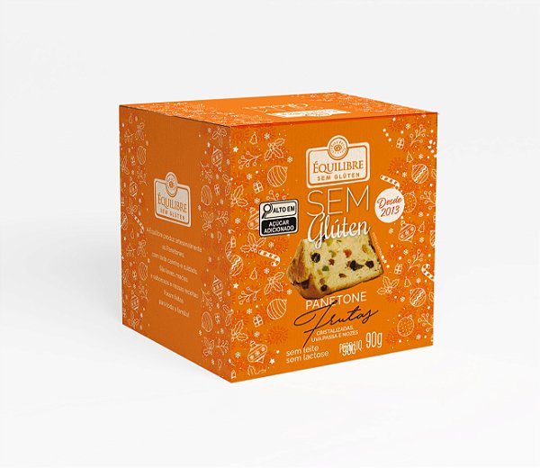 MINIPANETONE DE FRUTAS S/GLÚTEN S/LEITE 90g