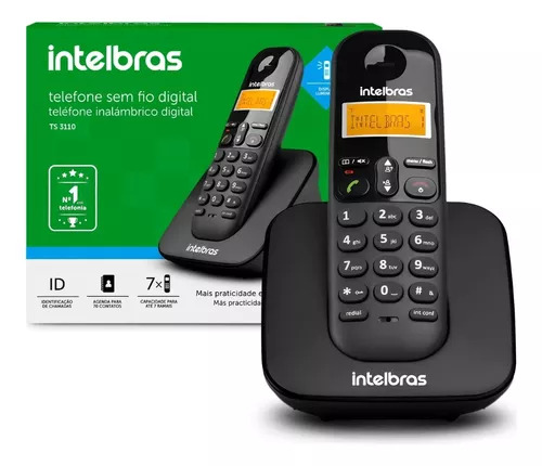 Telefone sem fio digital Intelbras