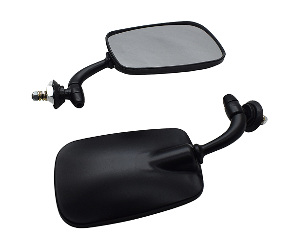 Par de Retrovisor Mexicano do Fusca de Inox Lente Convexa