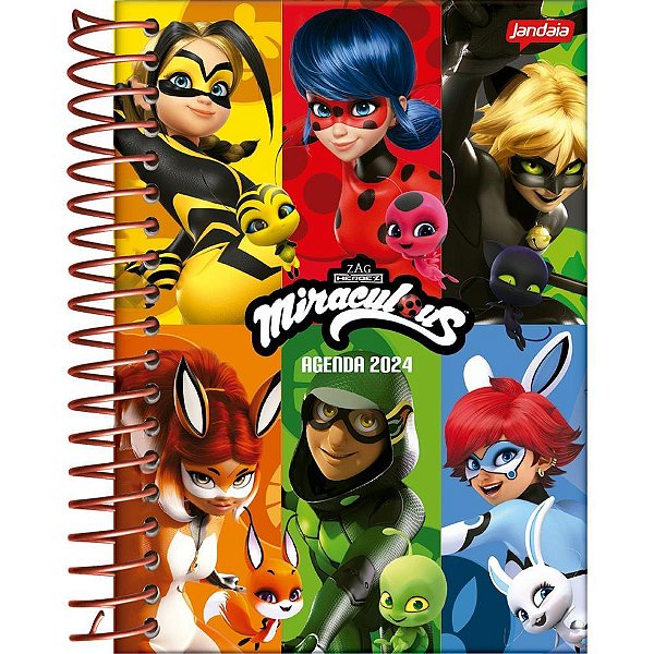 AGENDA 2024 MIRACULOUS ESPIRAL 352FLS  S