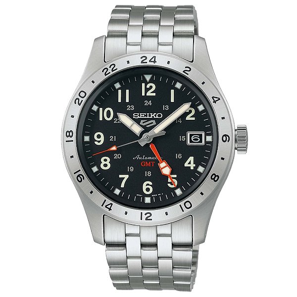 Relógio Seiko 5 Sports Field GMT Automático Preto SSK023K1 / SBSC011