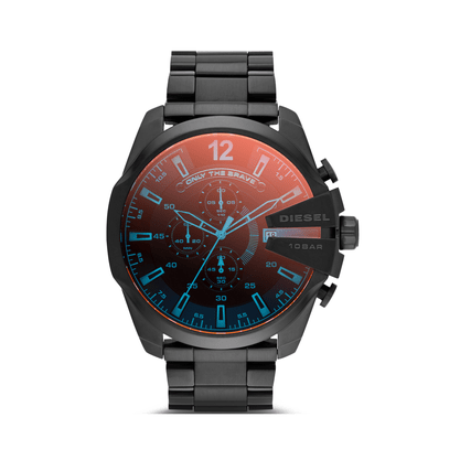 Relógio DIESEL Cronógrafo Mega Chief Masculino Preto DZ4318B1 P2PX