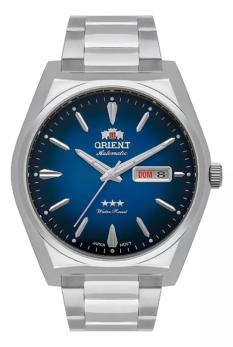 Orient 3 Estrelas Automático F49SS013NH Azul