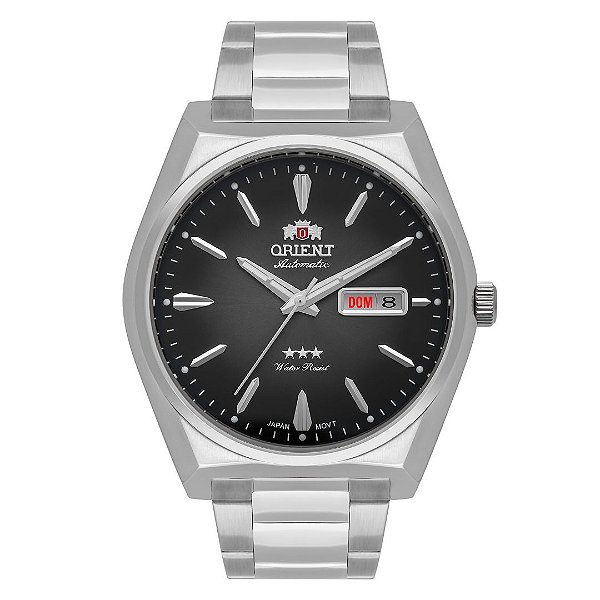 Orient 3 Estrelas Automático F49SS013NH P1SX Preto