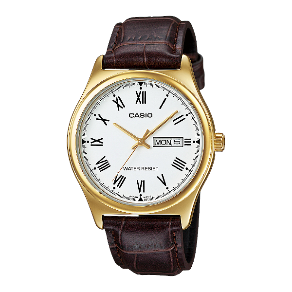 Relógio Casio Masculino Classic MTP-V006 Dourado