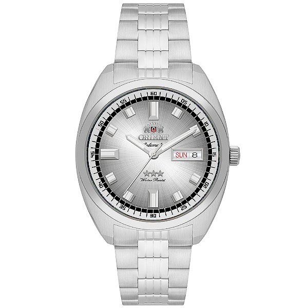 Relógio Orient Heritage Automático 3 Estrelas YN6SS004 S1SX com Vidro de Safira