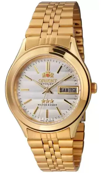 Relógio Orient Automático 3 Estrelas Dourado EM03-A0NH B1KX