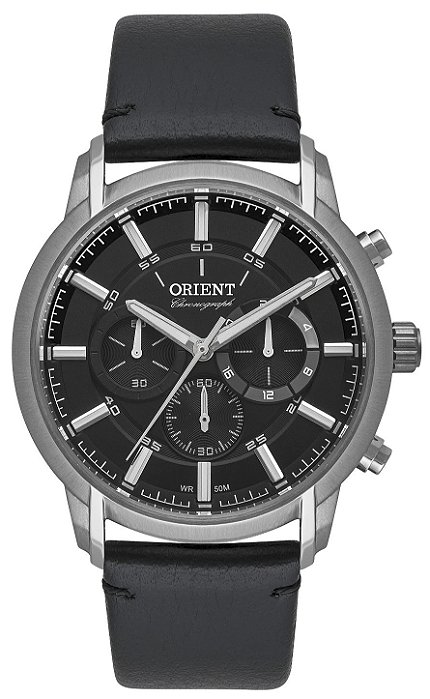 Relógio Orient Cronógrafo Couro Neo Sports MBSCC055 G1PX