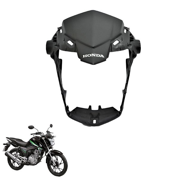 CARENAGEM FAROL CG TITAN 160 MODELO 2016 ATÉ 2021 ( COM LOGO HONDA )