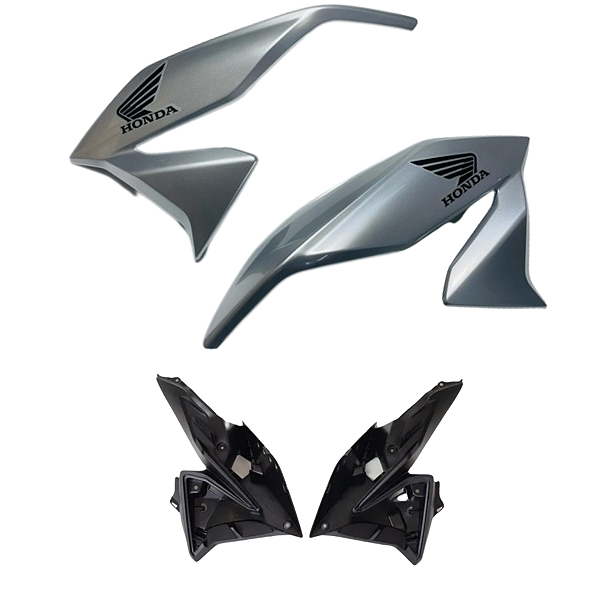 Asa Tanque Cg Titan 160 Modelo 2022 Prata Force + Complementos (PAR)