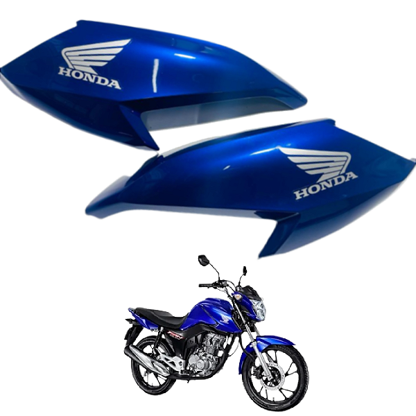 Asa Tanque Cg Fan 160 Modelo 2022 Azul Caraiva Sem os Complementos