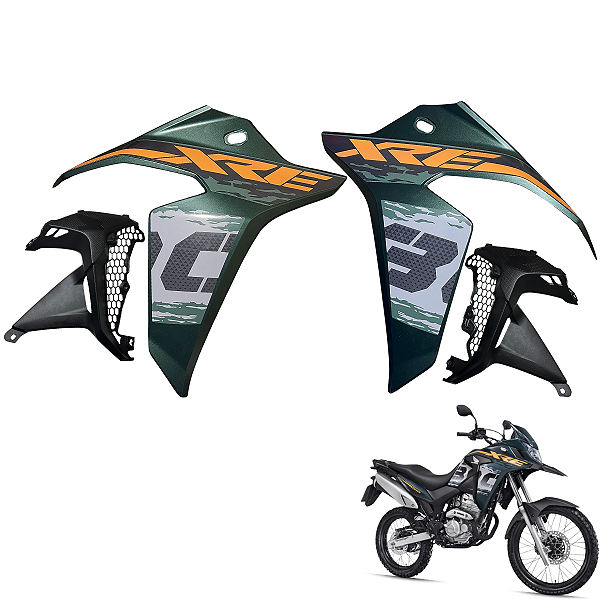 Carenagem Aba Asa Xre 300 Modelo 2019 Bico M C/ Complemento