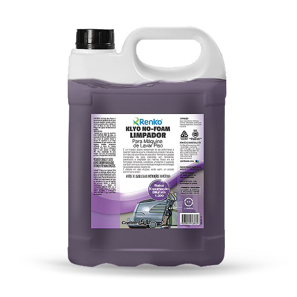 Klyo No-Foam Limpador - 5 Litros