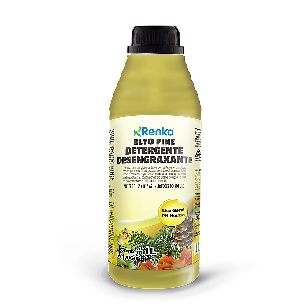 Klyo Pine Detergente Desengraxante - 1 Litro