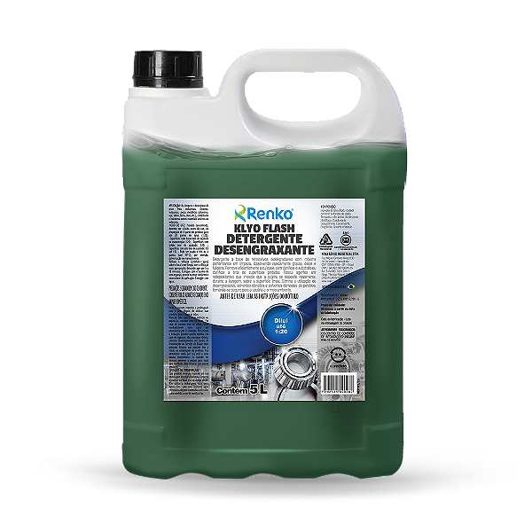 Klyo Flash Detergente Desengraxante - 5 Litros