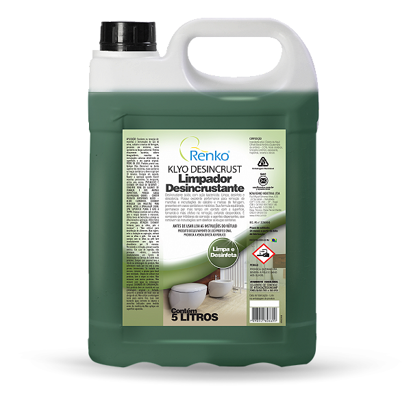 Klyo Desincrust Limpador Desincrustante - 5 Litros