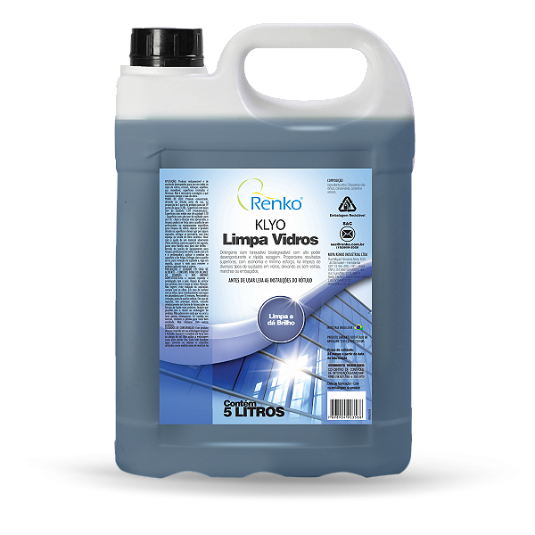 Klyo Limpa Vidros Profissional - 5 Litros