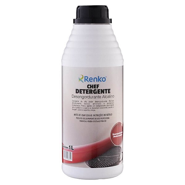Chef Detergente Desengordurante Alcalino - 1 Litro