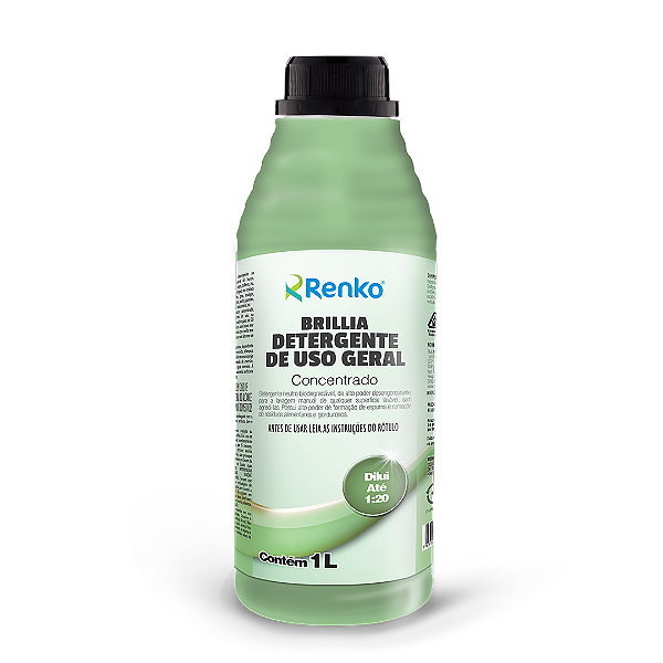 Brillia Detergente de Uso Geral Concentrado - 1 Litro