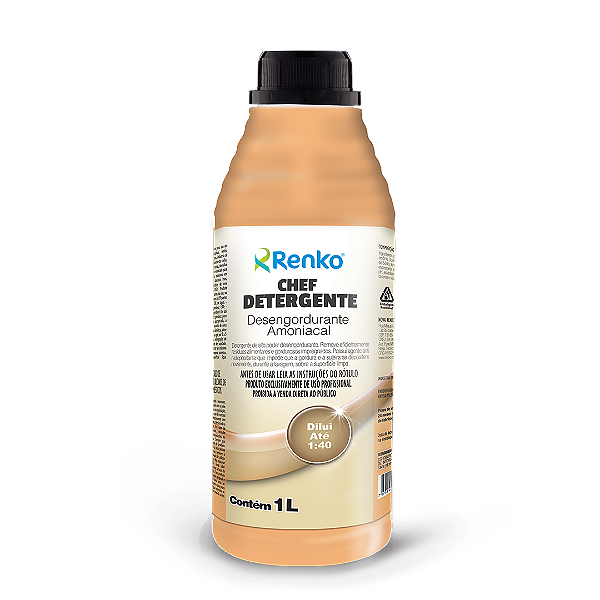 Chef Detergente Amoniacal - 1 Litro