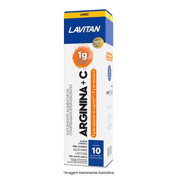 Lavitan Vitamina C + Arginina Comprimidos Efervescentes