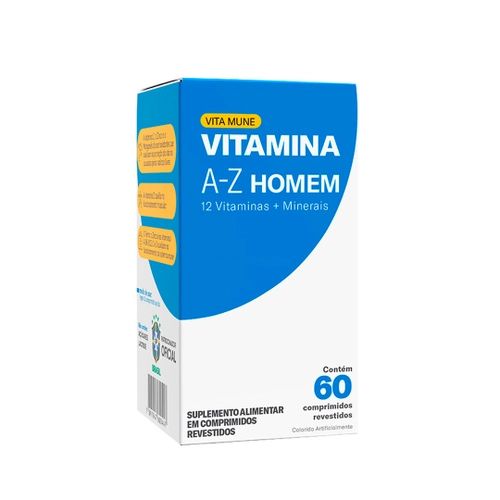 Vita Mune Complemento A-Z Homem, 12 Vitaminas + Minerais