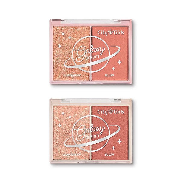 Box Iluminador e Blush Galaxy Dream