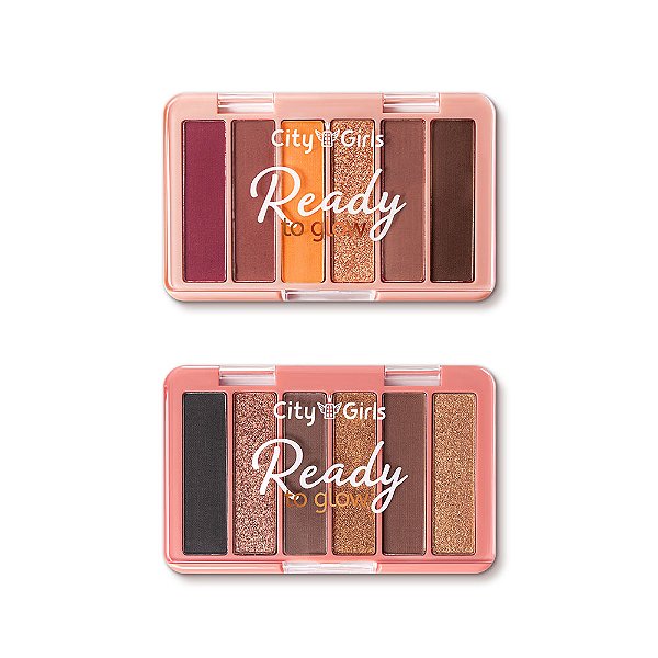 Box Paleta de Sombras Ready to Glow