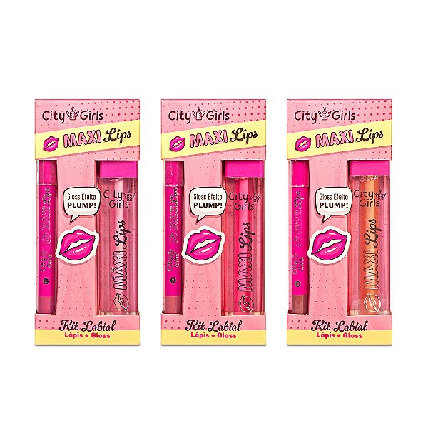 Box Kit Labial Maxi Lips