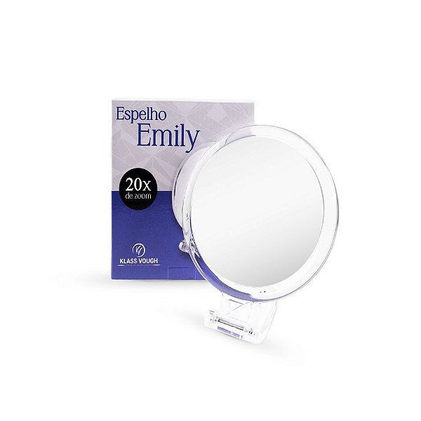 Espelho De Aumento 20x Suporte Mesa Emily BM-2866