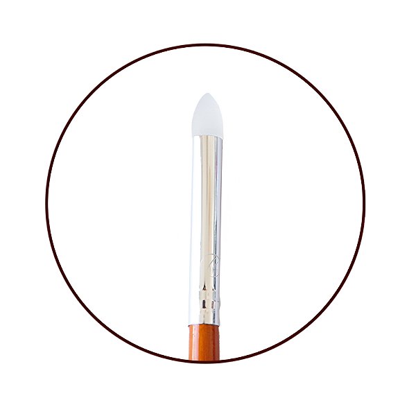 Pincel Para Pigmento e Glitter Brown Line 42