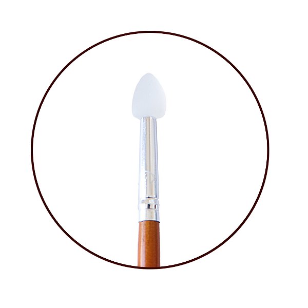Pincel Para Pigmento e Glitter Brown Line 41