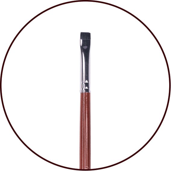 Pincel Curto Para Sombra Brown Line 10A