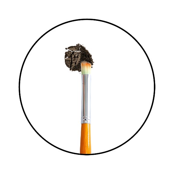 Pincel Chanfrado Para Sombra Brown Line 28