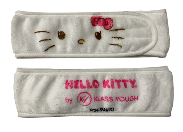 Faixa de Cabelo Hello Kitty para Skincare Conforto e Estilo no seu Autocuidado
