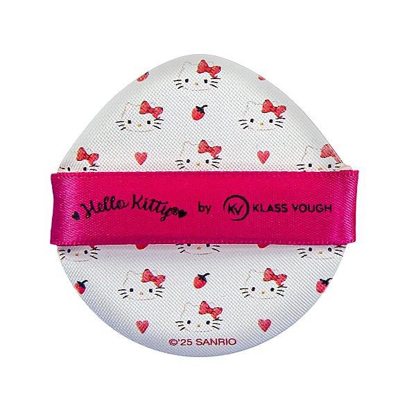 Esponja para Pó Air Cushion Hello Kitty Com 2 Unidades - Para uma Pele Impecável de Porcelana