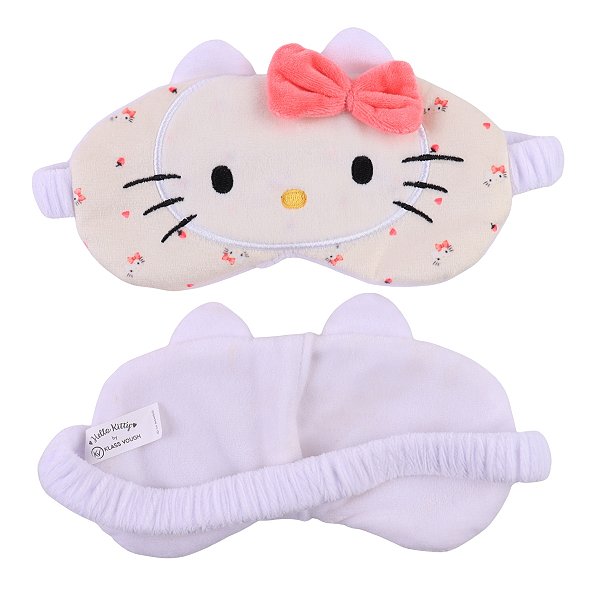Máscara de Dormir com Gel Térmico Hello Kitty - Conforto para um Sono Revigorante