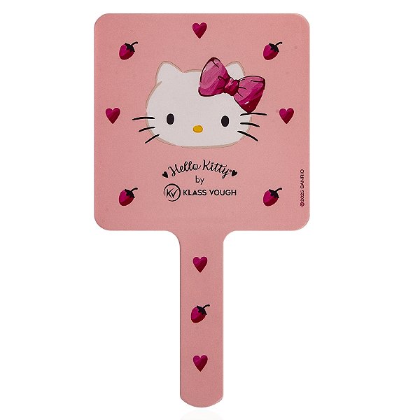 Espelho de Mão Rosa Hello Kitty - O Acessório Indispensável para Levar na Bolsa