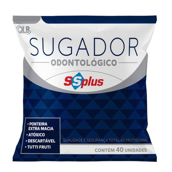 Sugador Odontológico Descartável - SSPlus