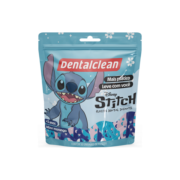 Flosser Dental Infantil Stitch - Dentalclean