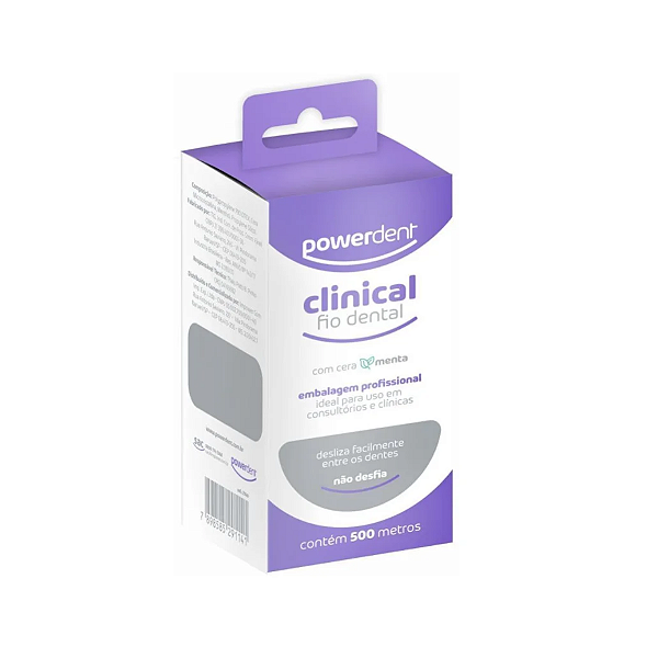 Fio Dental Clinical Floss 500m - Powerdent