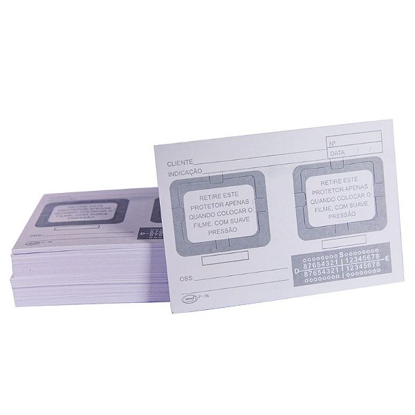 Ficha para Raio-X 2 Furos - Preven