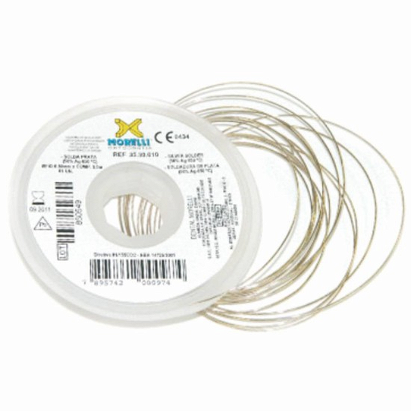Solda de Prata 0,5mm em Rolo - Morelli