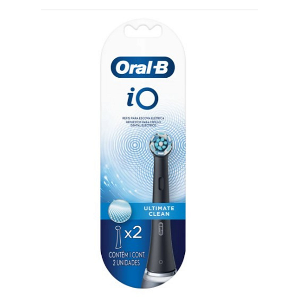 Refil Escova Eletrica IO Black Ultimate Clean 2un - Oral-B