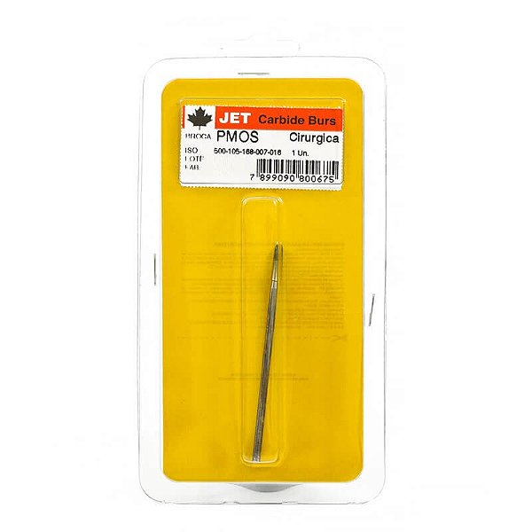 Broca Carbide Cirúrgica Cônica Dentada Plana 65mm PM - Jet